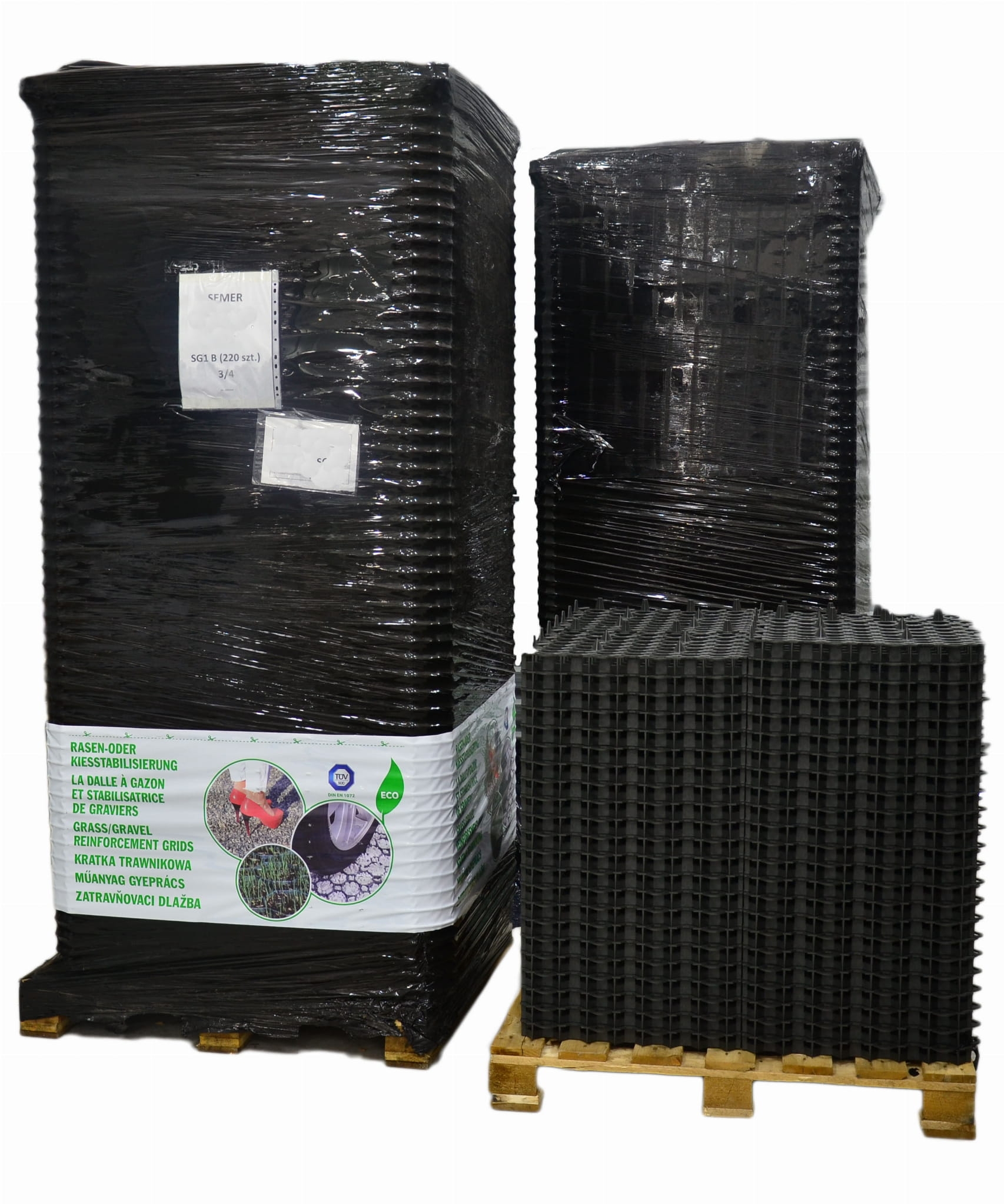 Kratka Parkingowa Trawnikowa 50x50cm 50mm Zielona Krata Drogowa płyta ażurowa Stella Green SG3 G Geokrata - obrazek 18