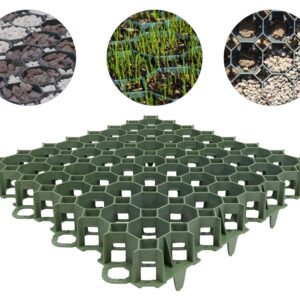 Kratka Parkingowa Trawnikowa 50x50cm 50mm Zielona Krata Drogowa płyta ażurowa Stella Green SG3 G Geokrata
