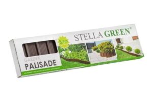 Palisada Ogrodowa PA80 BOX BR Stella Green brązowa 5 szt - 3,9m