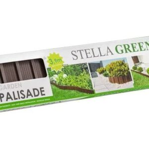 Palisada Ogrodowa PA80 BOX BR Stella Green brązowa 5 szt - 3,9m