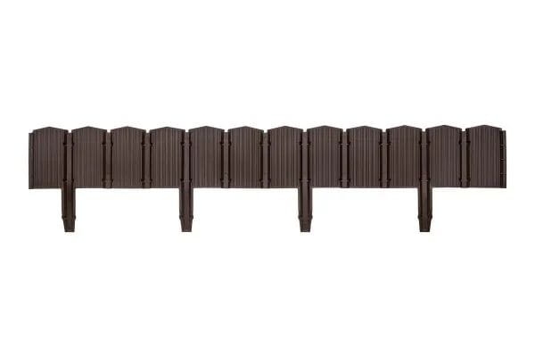 Palisada Ogrodowa PA80 BOX BR Stella Green brązowa 5 szt - 3,9m - obrazek 3