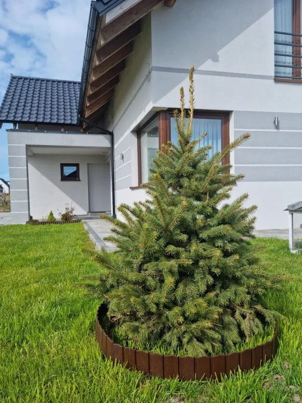 Palisada Ogrodowa PA80 BOX BR Stella Green brązowa 5 szt - 3,9m - obrazek 5